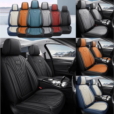 5-Seat full Set PU Leather Seat Cover For Hyundai Sonata Santa Fe 2007-2025 - Image 1 of 4