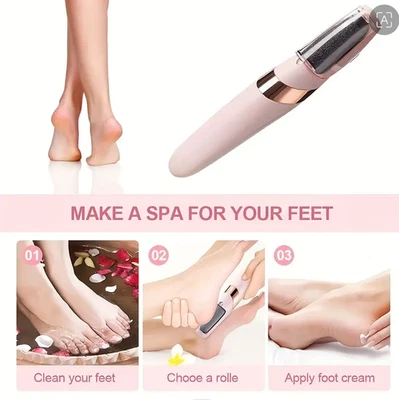 RECHARGEABLE ELECTRIC FOOT GRINDER FILE PEDICURE MACHINE TOOL DEAD SKIN REMOVER