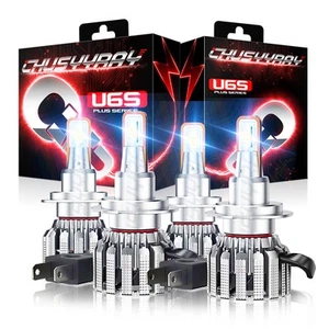 For Smart Fortwo 2008-2015 - Bright LED Headlight Bulbs Hi & Lo Beam Bulbs Combo - Picture 1 of 12