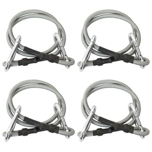 Durable Rope Set with 4 Carabiners for Camping Hiking and Outdoor Activities - Picture 1 of 6
