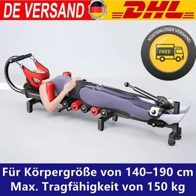 Ganzkörper Traktion Bett Nacken Zervikal Halswirbel Lendenwirbel 140-190cm 150kg - Bild 1 von 4
