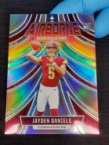 Panini Rookies & Stars 2024 - Airborne Jayden Daniels #A-JDS Silver (RC) 💎  - Imagen 1 de 3