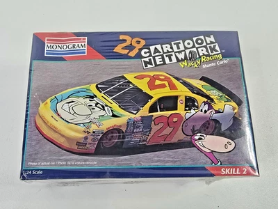 Monogram 1/24 Cartoon Network The Flintstones 29 Monte Carlo Stock Car Model Kit - Image 1 of 4