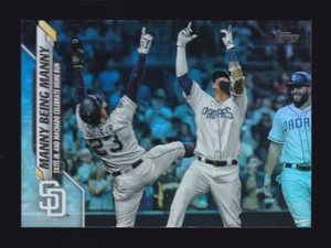 Topps Serie 1 #15 2020 Manny Machado & Fernando Tatis Jr. Combo Lámina Arco Iris - Imagen 1 de 2
