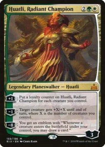 Magic The Gathering MTG HUATLI, RADIANT CHAMPION Rivals of Ixalan NM Near Mint - Picture 1 of 1