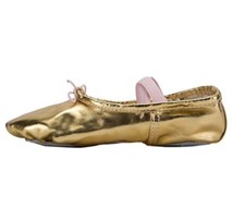 gold ballet shoes dance