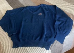 Vintage LaCosta Racquet Club Herren Tennispullover mit V-Ausschnitt - Größe M - Bild 1 von 4