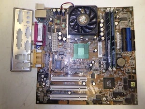 Asus A7V-VM REV 1.08 Socket 462 AMD Motherboard+ CPU / Memory - Picture 1 of 3