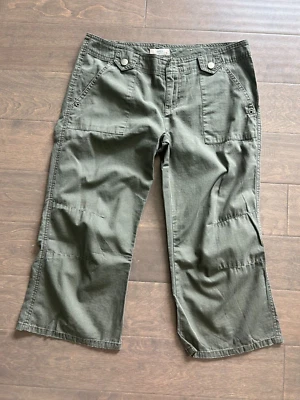 SO зеленый белый ноги капри длина брюки размер 9 - Изображение 1 из 4