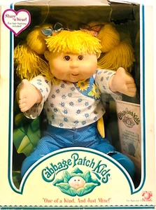 Play Along 2004 Cabbage Patch Kids Blonde Hair 15" Vinyl & Cloth Girl Doll NIB - Picture 1 of 6