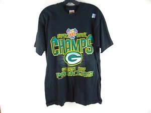 Fruit Of The Loom Black GB Packers XXXl Super Bowl T Shirt L - Picture 1 of 9