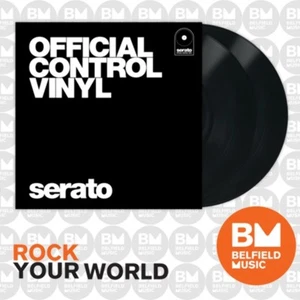 Serato 12" Control Vinyl Standard Colours Black 12 Inch (Pair) - Brand New - Picture 1 of 3