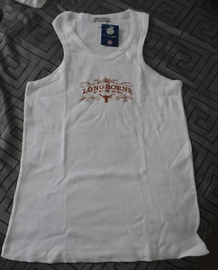 UNIVERSITY OF TEXAS LONGHORNS LADIES TANK TOP T-SHIRT NEW SIZE L - Picture 1 of 2