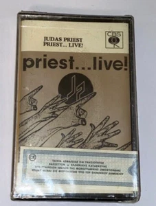 Judas Priest / Priest... live / Rare Greek pressed Cassette / still sealed! - Picture 1 of 3