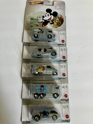 2023 Hot Wheels Premium Disney 100 Mickey Mouse Citroen Type H Metal Diecast 1-5 - Image 1 of 4