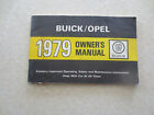 1979 Buick / Opel car owner's manual 