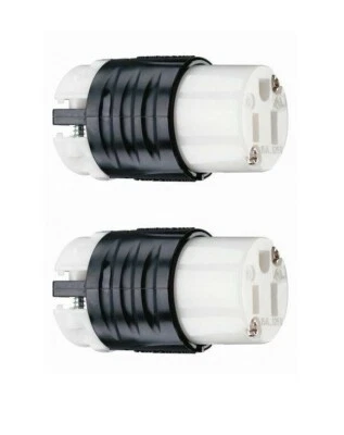 2 Pack Legrand PS5269-X Straight Blade Connector, 15A, 125VAC, FREE 2-3 Day Ship - Image 1 of 4