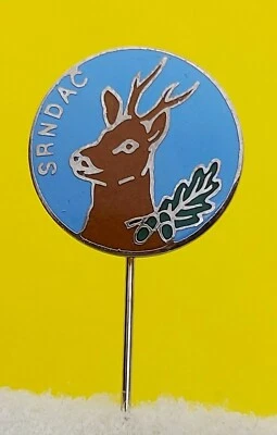 CACCIA, CERVO, DOLLARO Croazia distintivo, pin badge deer buck bock male - Image 1 of 2