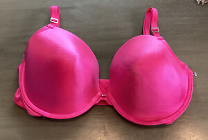 Frederick's Of Hollywood Bra RN 73120 Size 38D Hot Pink Underwire