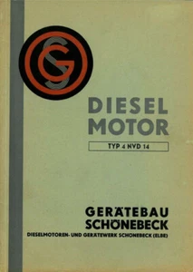 302238 Motor 4 NVD 14 DM 40 Dieselmotor Schönebeck - Bild 1 von 3