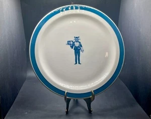 VTG Iroquois Restaurant Plate Cat Cheshire Cheese Sheraton Philadelphia 1957 - Picture 1 of 9