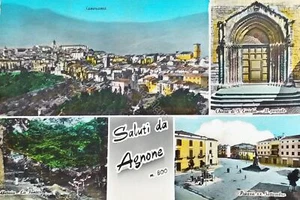 Cartolina - Saluti da Agnone - Vedute diverse - 1964 - Picture 1 of 2
