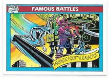 1990 Marvel Super Heroes Trading Card Impel Fantastic Four vs Galactus #89 NM+