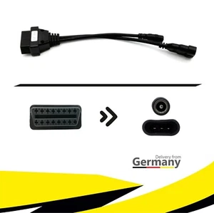 ★ Diagnose Adapter Kabel 16Pin OBD-2 auf 3Pin OBD-1 für ALFA ROMEO FIAT LANCIA ★ - Picture 1 of 1