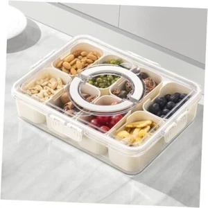 Snack Box Container, Dishwasher Safe Fruit Storage Containers, Divided Serving - Picture 1 of 8