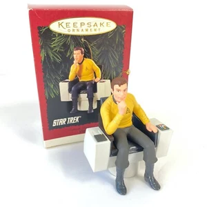 Star Trek Captain Kirk Original Series Vintage 1995 Hallmark Christmas Ornament - Picture 1 of 6
