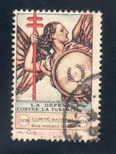 Frankreich 1936 TB Briefmarke gestempelt fein ohne Gummi - Bild 1 von 1