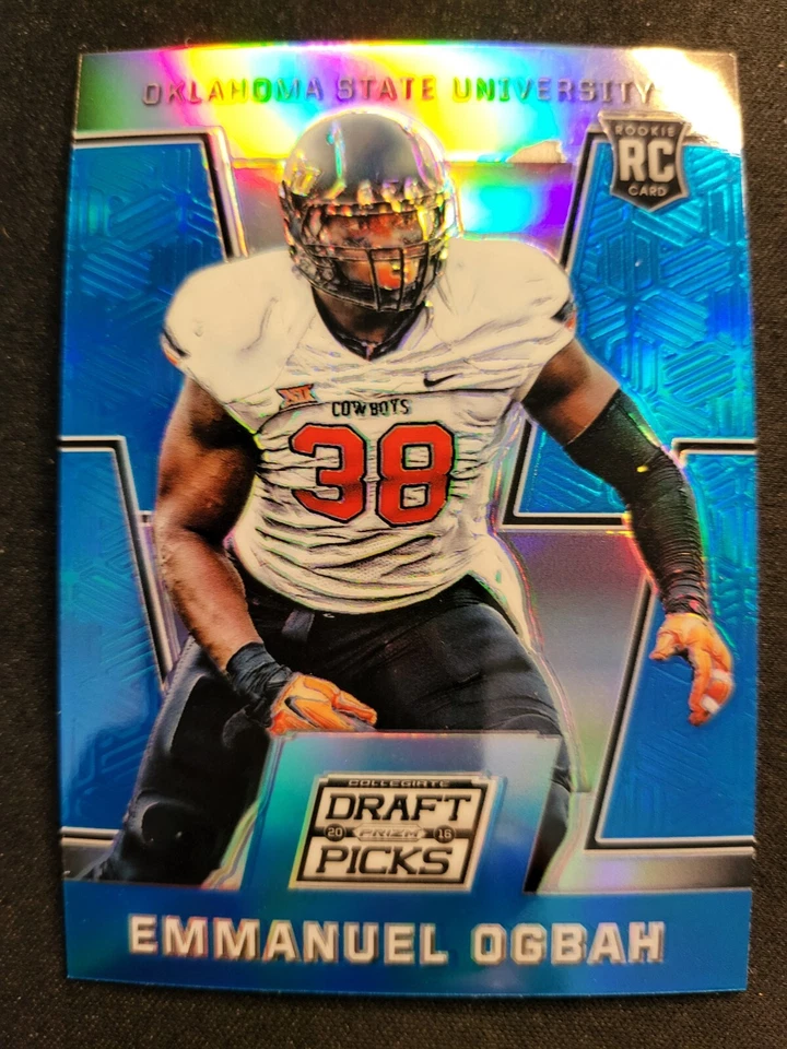 2016 Prizm Draft Emmanuel Ogbah RC BLUE PRIZM  #177 *NOT MINT - Image 1 of 2