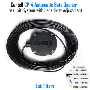 Cartell CP-4 Automatic Gate Opener Free Exit System with Sensitivity Adjustment - Picture 1 of 4