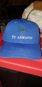 St Armands Blue Baseball Hat Cap 🧢SARASOTA FLORIDA Circle Lido Beach - Picture 1 of 9