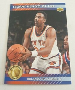 1992-93 Upper Deck 15000 Point Club Rolando Blackman - New York Knicks