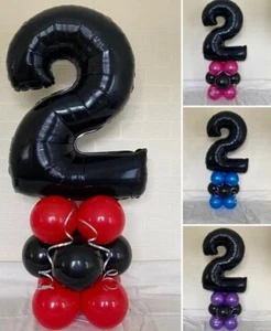 ETÀ 2 - ESPOSITORE DECORAZIONE TAVOLO PALLONCINI - 2° COMPLEANNO - NO ELIO NECESSARIO - Foto 1 di 2