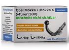 Produktbild - BRINK ANHÄNGERKUPPLUNG abnehmbar für Opel Mokka + Mokka X + 7pol E-Satz ABE