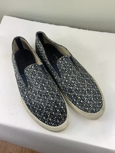 SPERRY Top-Sider for J.Crew Pattern Blue Slip-On Sneakers size 10 - Picture 1 of 6