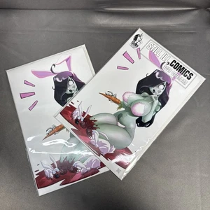 Nuovo con etichette Still ill 2025 Risqué Calendario Zombie Tramp Mendoza Bunny Cover Set - Foto 1 di 8