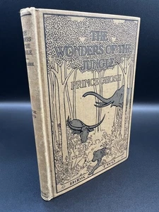 Antique The Wonders of The Jungle- Book Two by Prince Ghosh 1918 Hard Cover - Picture 1 of 10