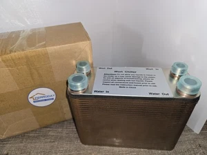 60 Plates 304 Stainless Steel Heat Exchanger Beer Wort Chiller Cooler Home Brew - Picture 1 of 9