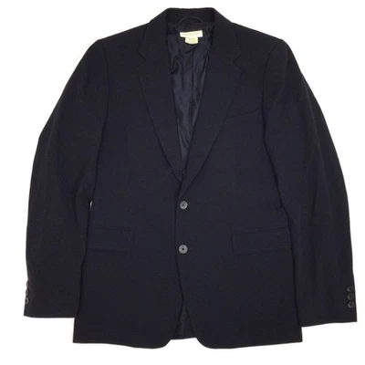 Dries Van Noten Wool Nylon Jacket 48 Navy From Japan 239 6305472 - Image 1 of 4