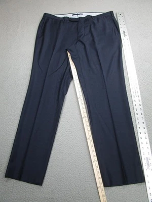 Incotex 1951 Pants Mens 42 Navy Blue Super 100s Wool Formal Dress Portugal - Image 1 of 4