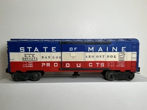 Lionel Post War 3494-275 State of Maine B & A Operating Box Car Excellent Cond. - Picture 1 of 6