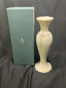Vintage Lenox Rose Porcelain Bud Vase Gold Trim - Picture 1 of 9