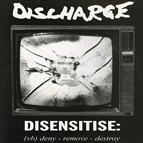 Discharge Disensitise (White Vinyl) LP Vinyl NEW - Image 1 of 1
