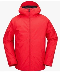 Volcom Men's XL 2836 Insulated Snowboard Jacket Red $200 New - Picture 1 of 9