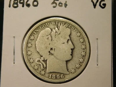 1896 O   Barber Half Dollar  Item # 12646 - Image 1 of 2