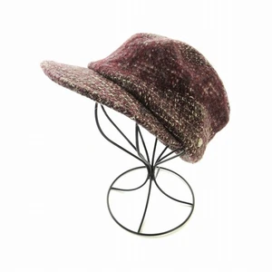 Sombrero Helen Kaminski Casquette Flecos Mezcla Lana Púrpura/Ee Para Mujer - Imagen 1 de 7
