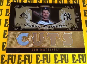 2007 SP Legendary Cuts DON MATTINGLY Game Used New York Yankees Jersey # 180/199 - Picture 1 of 1